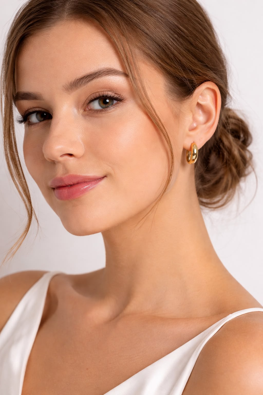Elegant Gold Hoop Earrings image 2
