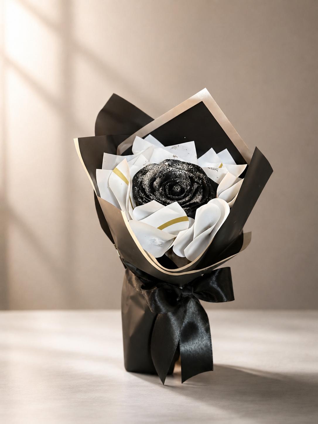 Black Handmade Followers Bouquet